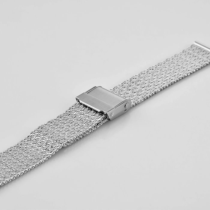 ws080 14mm 70 100mm silver stainless steel watch strap