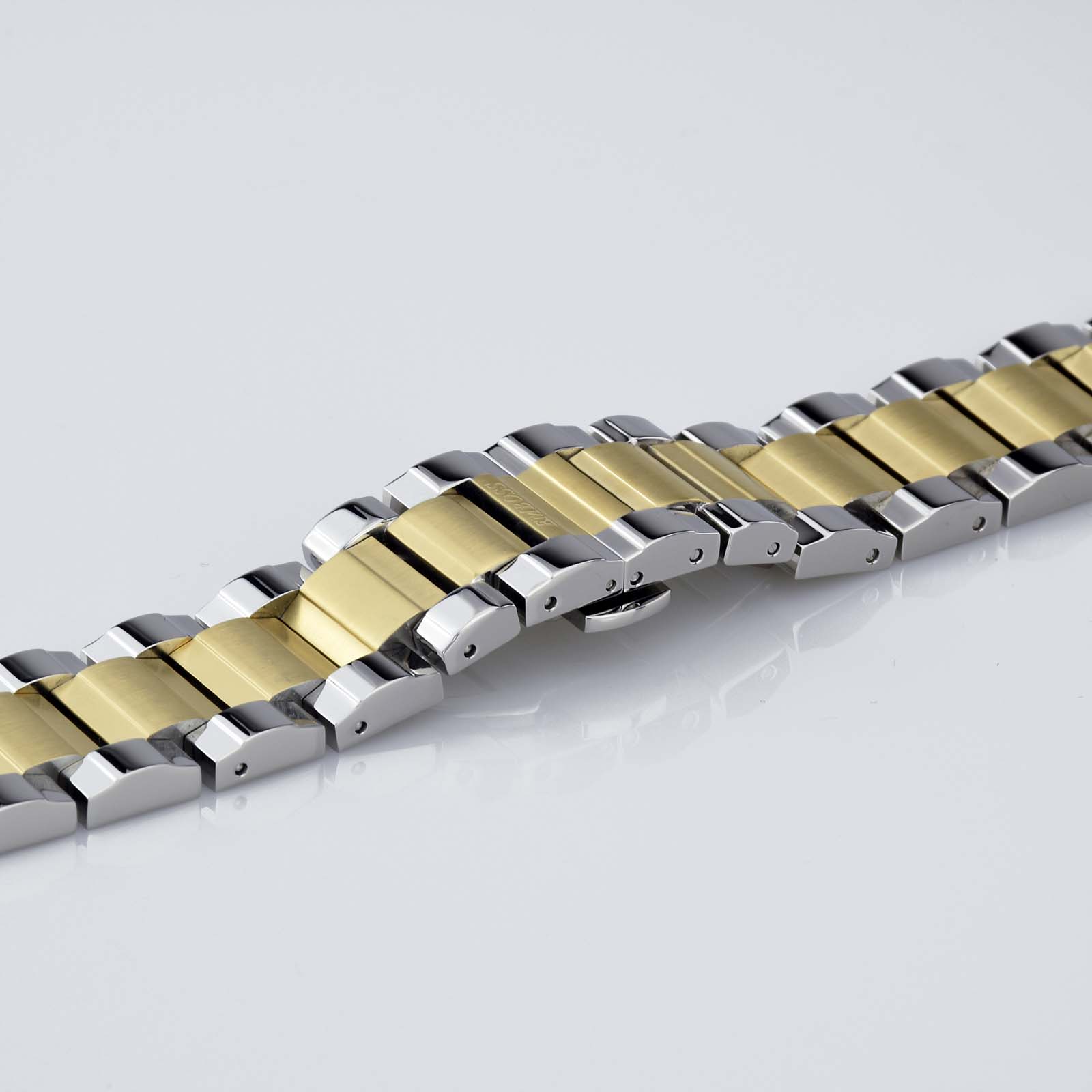 22mm Stainless Steel Watch Band