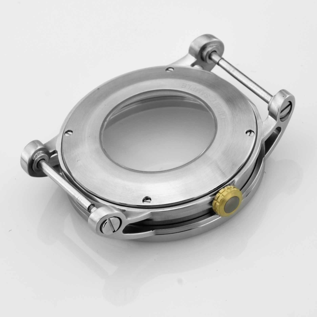 WC003 Silver 10 Atm Water Resistant Watch Case