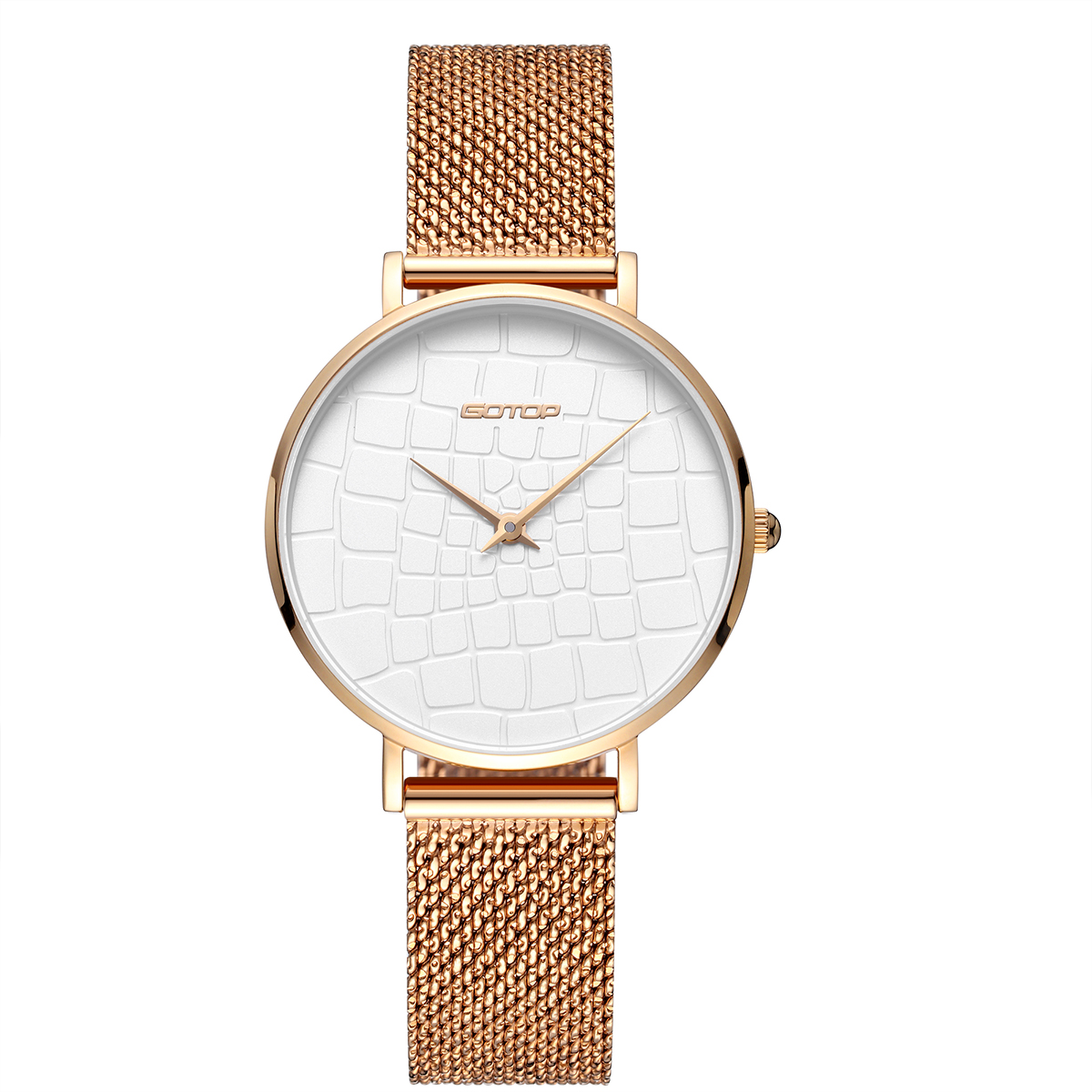 Slim Case Mesh Strap Women's Watch