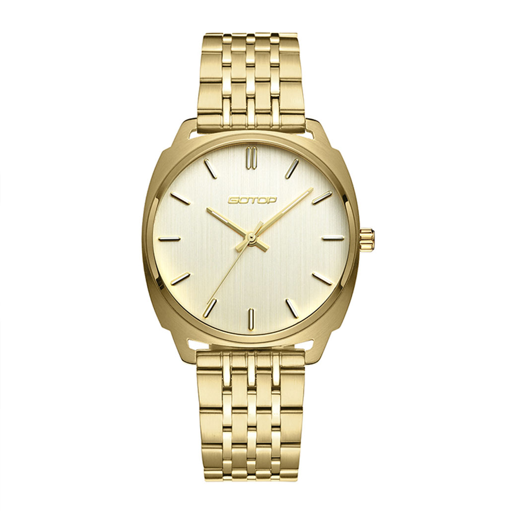 SS650 Expensive And Luxury Stainless Steel Gold Finished Women's Watch