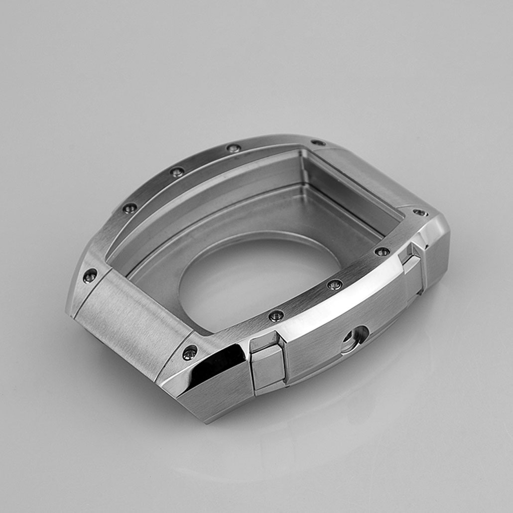 WC045 Rectangular Stainless-Steel Watch Case