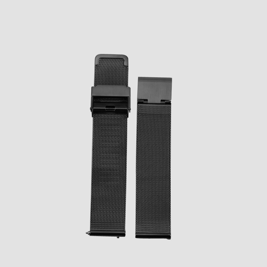 WS010 Black Stainless-steel Watch Bracelet