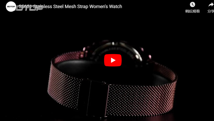 SS651 Stainless-Steel Mesh Strap Women's Watch