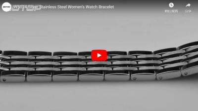 WS024 Silver Stainless-Steel Women's Watch Bracelet