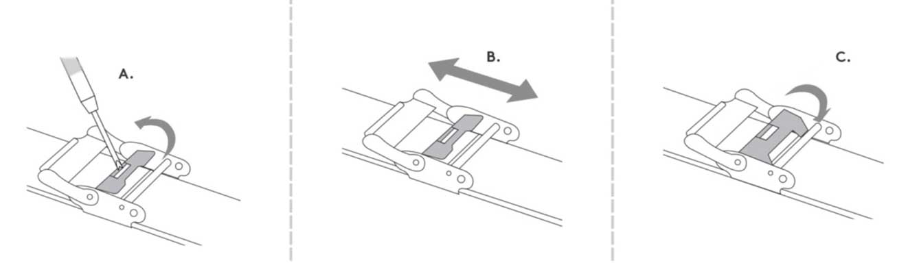 How to adjust a mesh watch strap