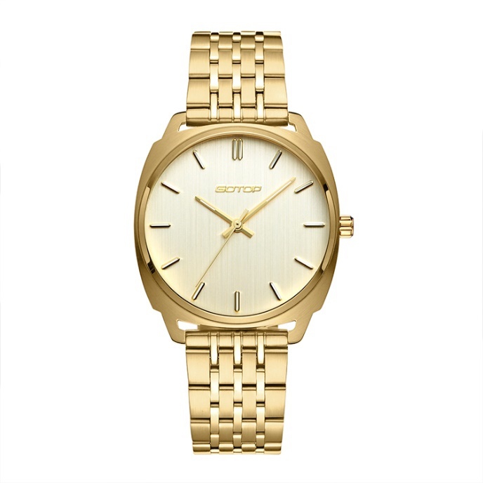 Expensive And Luxury Stainless Steel Gold Finished Women's Watch
