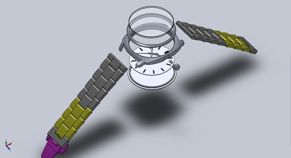 3D Watch Rendering & modeling