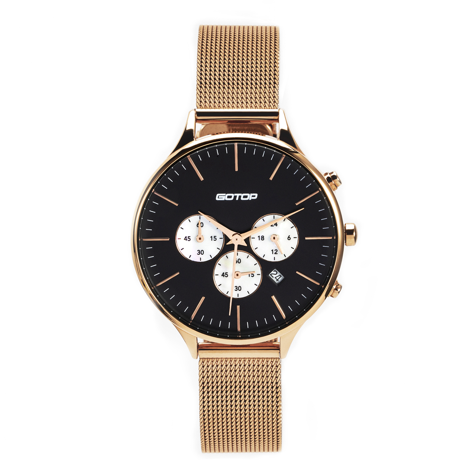 SS356-02 CHRONOGRAPH FUNCTION & CHARMING DESIGN LADIES WATCH