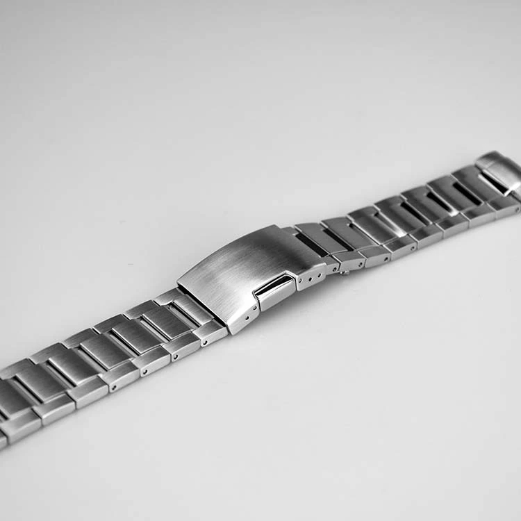 Silver Stainless Steel Watch Strap