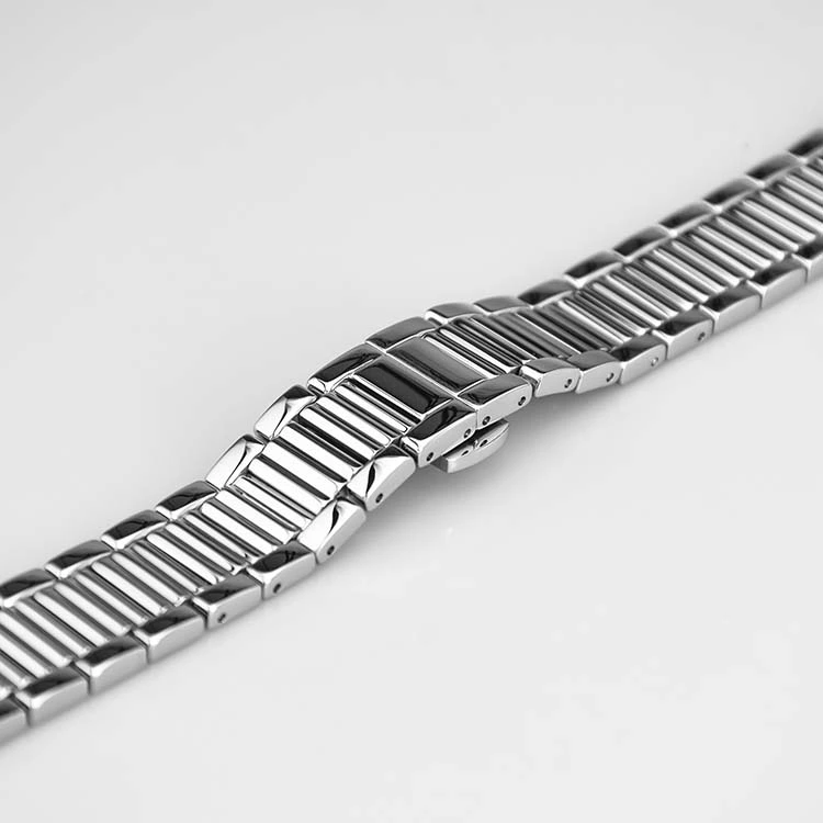 170mm Silver Stainless Steel Watch Strap