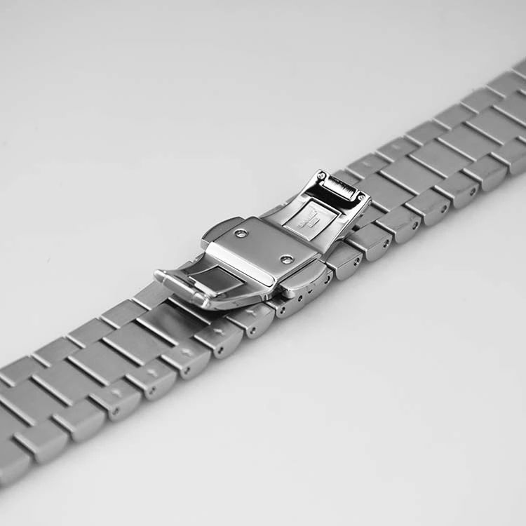 185mm Silver Stainless Steel Watch Strap