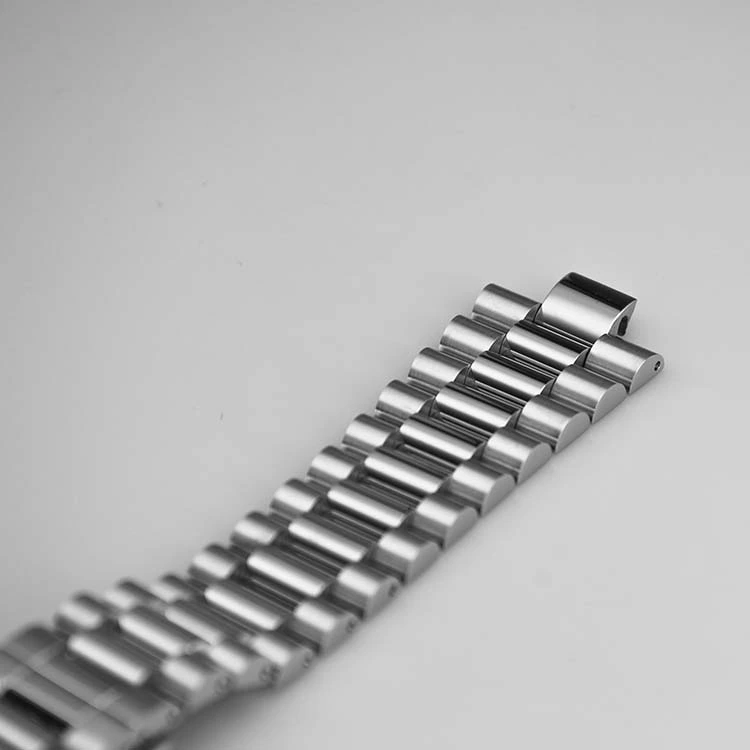 185mm Silver Stainless Steel Watch Strap