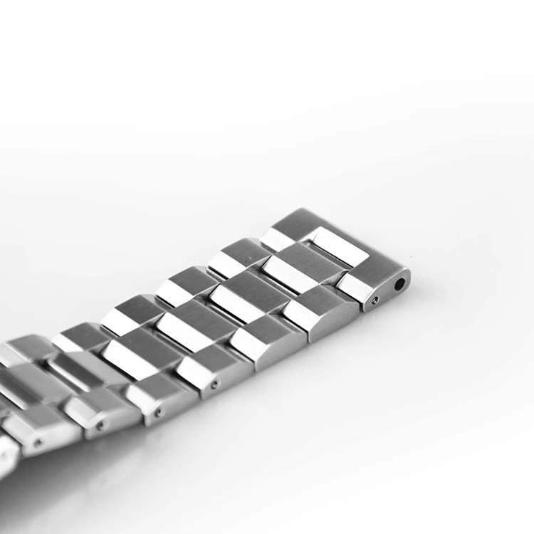 150mm Stainless Steel Watch Strap In Silver