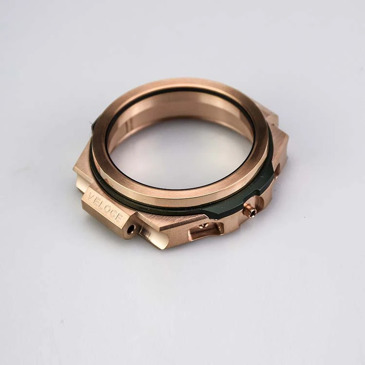 Stainless Steel Watch Case with Sandblast Ring