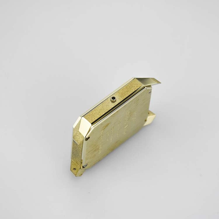 Polished Stainless Steel Watch Case with Brushed Caseback