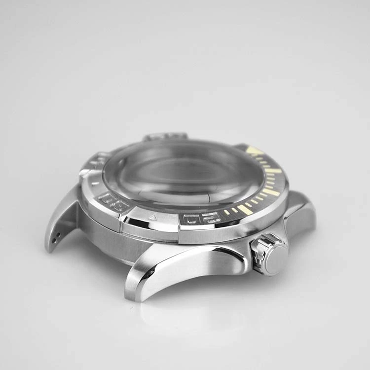 Watch Case With One Side Curved Sapphire Glass