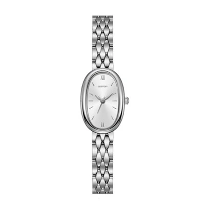 Two Curve Mineral Glass Watch for Woman