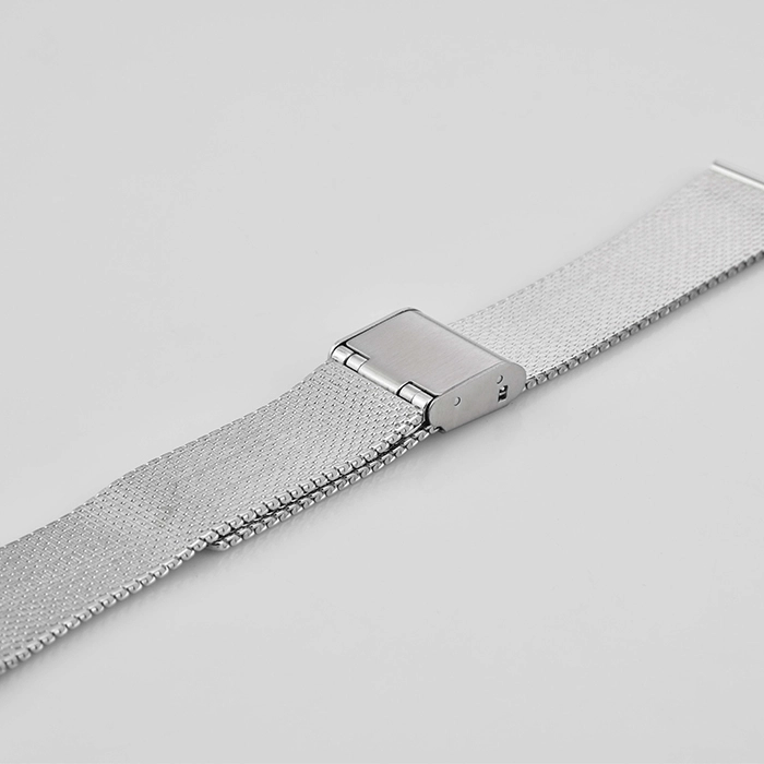 70*105MM Silver Stainless Steel Watch Strap