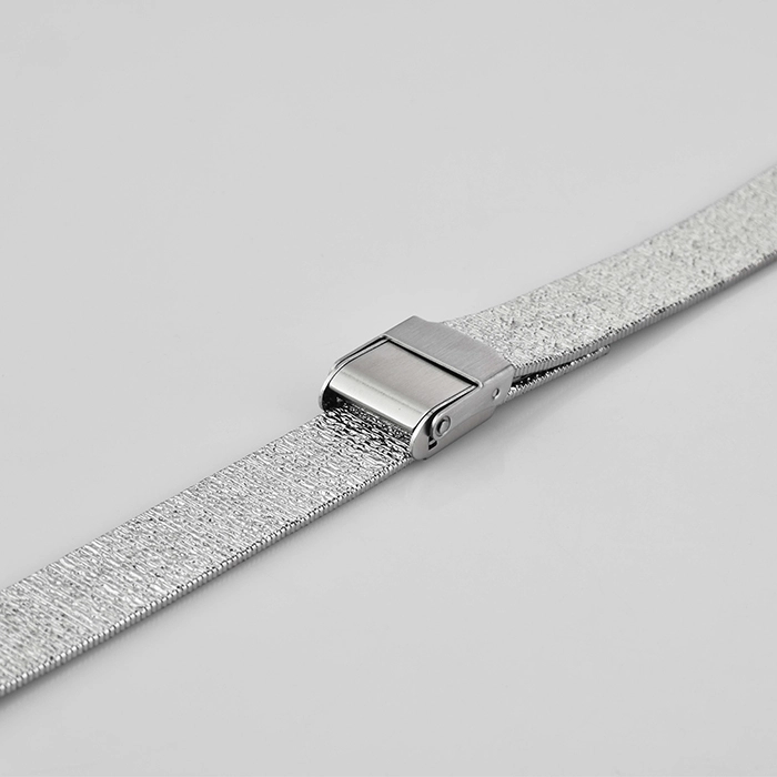 75*110MM Silver Stainless Steel Watch Strap