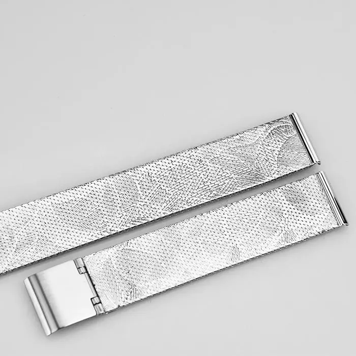 WS084 16MM 68*108MM Silver Steel Watch Strap