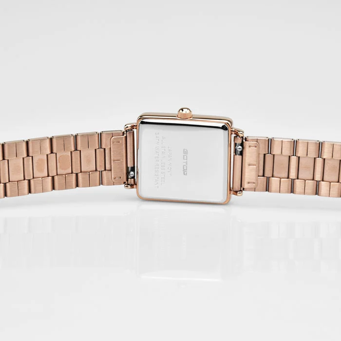 Vintage Waterproof Stainless Steel Quartz Ladies Fashion Diamond Minimalist Luxury Watch For Women