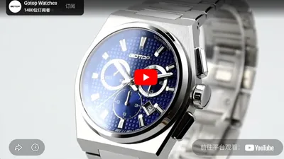 Brushed Custom Watches High Quality Luminous Polished Chamfer Watch for Men -SS1022