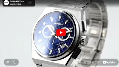 Brushed Custom Watches High Quality Luminous Polished Chamfer Watch for Men -SS1022