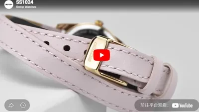 Beautiful Lady 25mm Watches with Double-wrap Leather Strap-SS1024